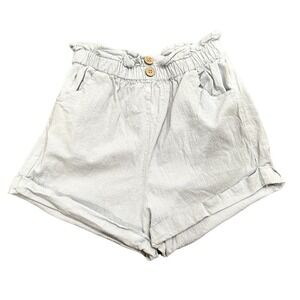 Mable Paperbag Shorts in Blue, Size S​​​​